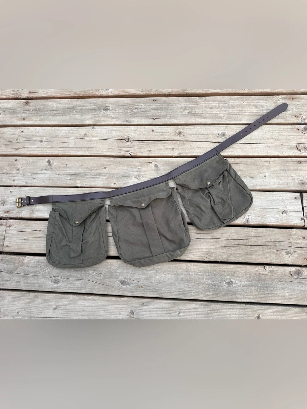 Filson Large Green Ammo Bag Belt